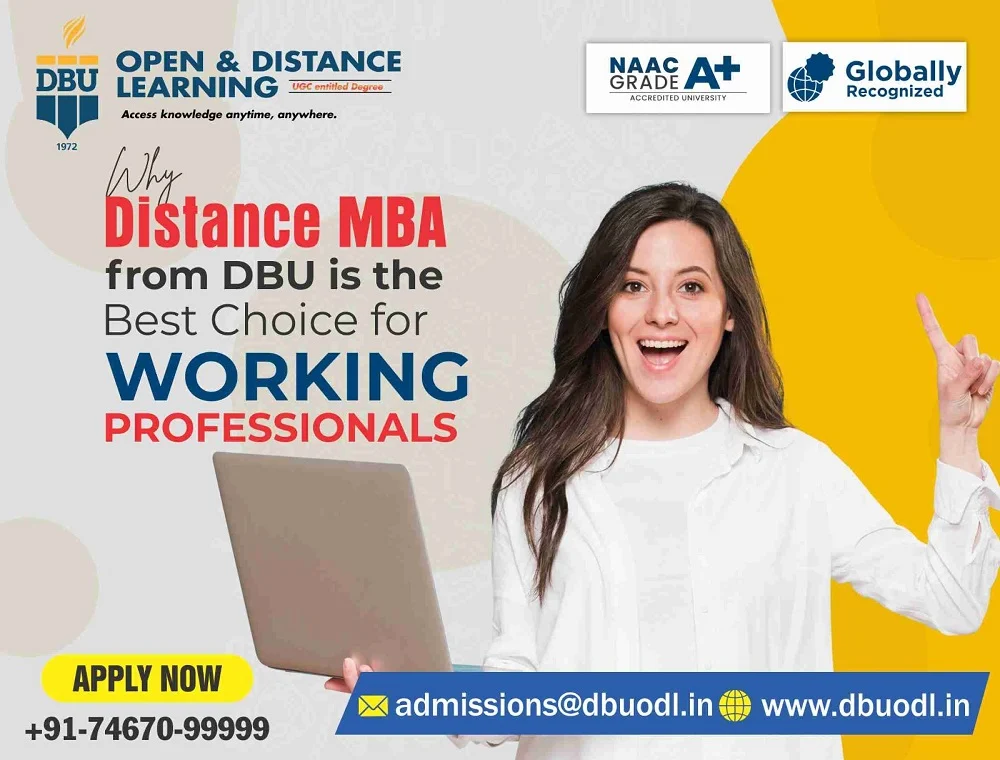 Distance MBA for working professionals