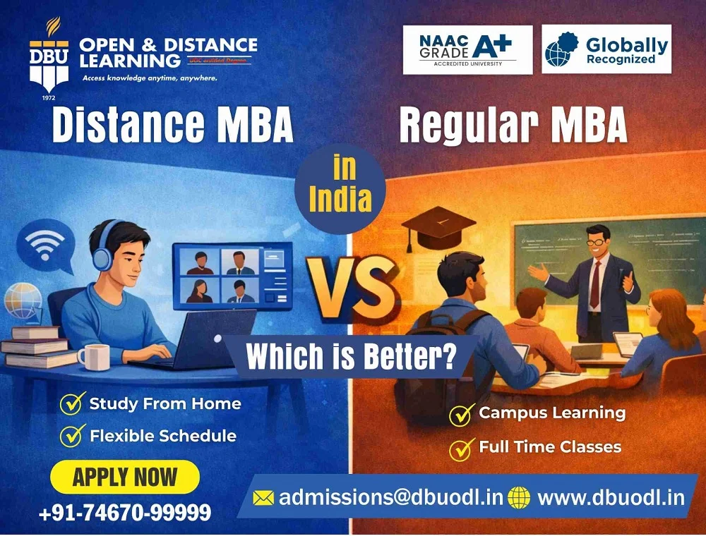 Distance MBA vs Regular MBA