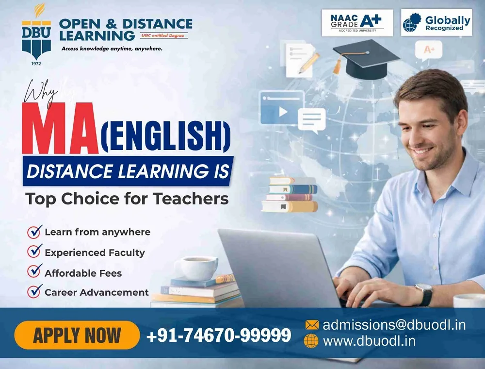 Why Teachers Choose Distance MA English