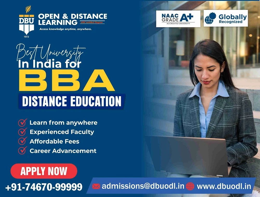 Best University for BBA Distance Education